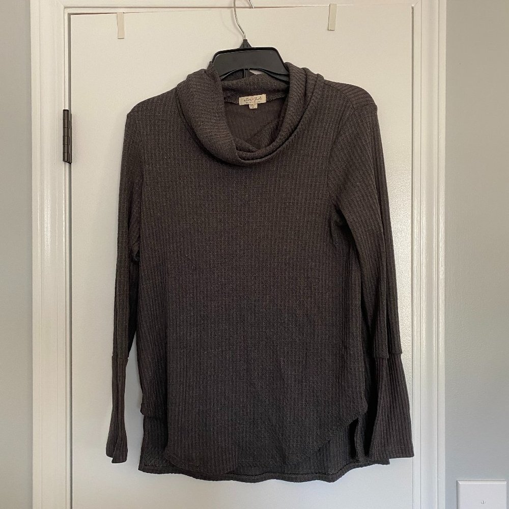 Gray Turtle Neck Sweater